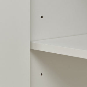 English Elm Tv Cabinet Set - Modern White & Walnut Multifunctional Storage Solution For Living Room, 113.5" L W1162S00018-GIGA