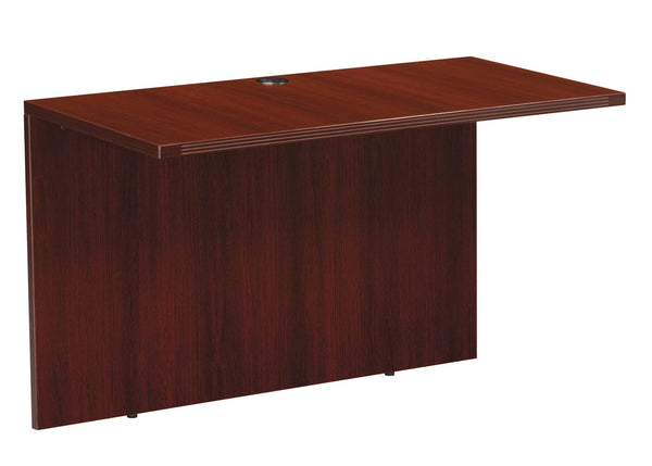 OSP Home Furnishings Napa Bridge Contemporary Dining Bench with Ergonomic Seat for Modern Interiors Mahogany NAP-70-MAH