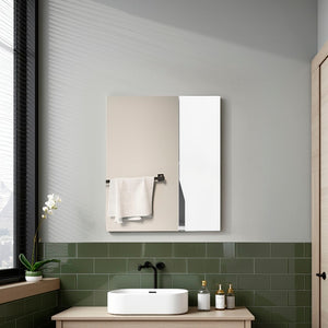 English Elm Magia Wall Mounted Medicine Cabinet with Integrated Mirror for Modern Bathrooms B128P473972