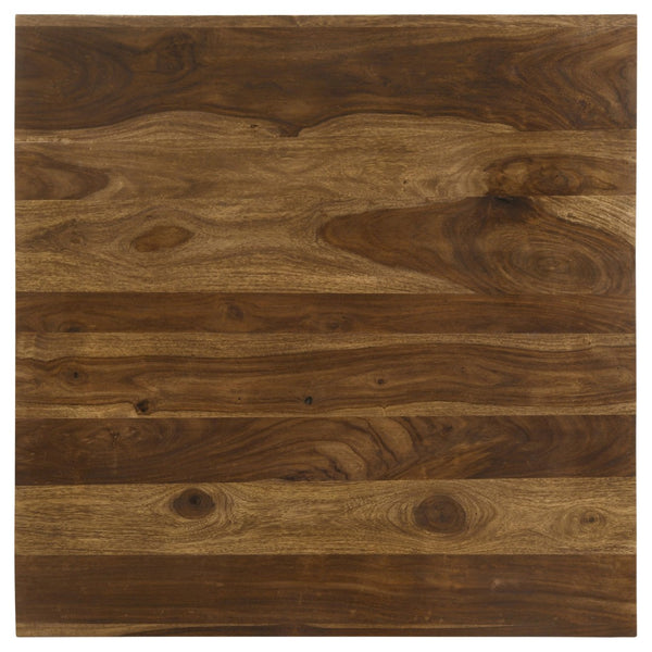 English Elm Santana Solid Sheesham Wood Square Coffee Table with Warm Auburn Grain Finish B062P447959