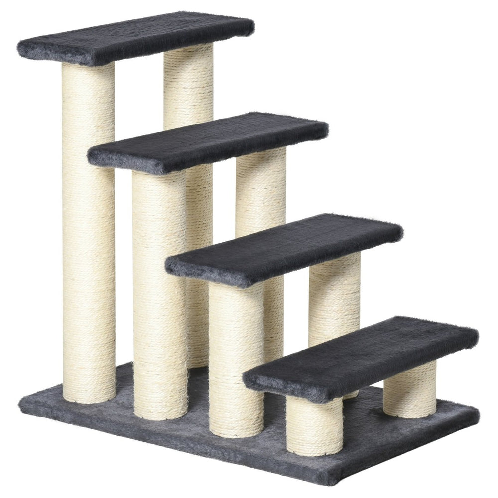 English Elm Pawhut Modular Wall Mounted Cat Tree with Condo Curved Perch Bridge and Solid Wood Frame W2225P217050