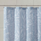 Croscill Home Winslow Modern/Contemporary Floral Shower Curtain CHM70-0021 Blue