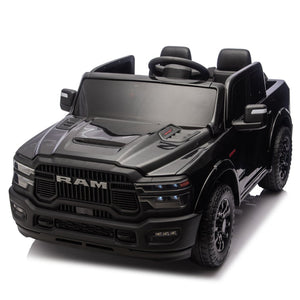English Elm 24v Licensed Dodge Ram 2500 Kids Ride on Truck with Remote and 4-wheel Suspension W1578P305880