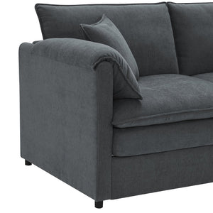 English Elm 9687 Stylish Well Crafted Home Furniture Piece for Modern Living Spaces Dark Gray N723P243197B