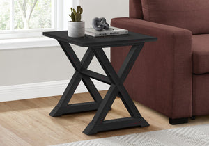 English Elm Accent 2-Tier Narrow End Table with Drawer and Shelf, Transitional Veneer Top, Solid Wood Legs for Compact Spaces Black 27 L x 25 W x 9 H B2710P219490