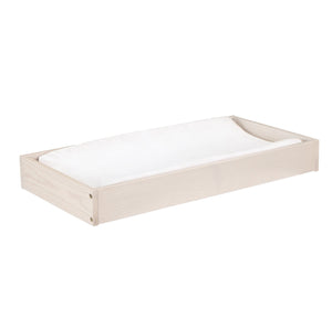 English Elm Pixie Changing Topper Washed Natural – Secure, Felt-Padded Dresser Changing Station with Safety Mounts B022P204850