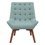 OSP Home Furnishings Shelly Tufted Chair Sea