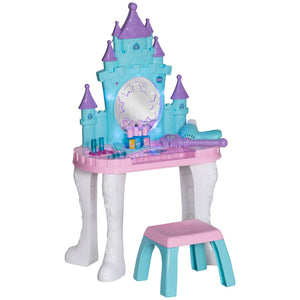 English Elm Qaba Kids Castle Vanity Set With Mirror, Lights, Music & 18 Accessories For Creative Play Ages 3-6 W2225P249751-GIGA