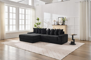 English Elm Convertible Cloud Sofa Bed - Foldable Corduroy Mattress, Space-Saving Sleeper For Small Spaces! W2915S00072