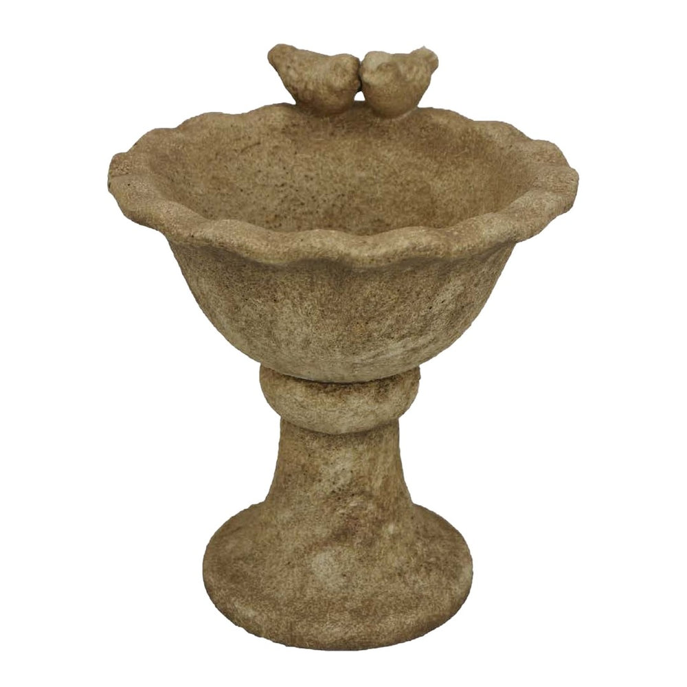 English Elm Deni Silver Porcelain Temple Jar with Pierced Lattice Lid for Mantel or Shelf Display Brown B056P416949