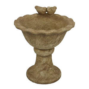 English Elm Deni Silver Porcelain Temple Jar with Pierced Lattice Lid for Mantel or Shelf Display Brown B056P416949