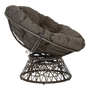 OSP Home Furnishings Papasan Chair Brown