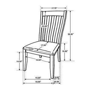 English Elm Set Of 2 Coastal Grey Dining Chairs - Ergonomic, Stylish Upholstered Seats For Modern Interiors B016P223162-GIGA