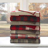 Woolrich Sunset Lodge/Cabin Quilted Throw WR50-1785 Red