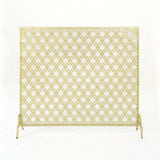 Christopher Knight Home® - Noble House - Ellias Single Panel Gold Iron Fire Screen