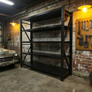 English Elm Five-tier Adjustable Metal Shelving Unit for Garage Warehouse and Basement Storage W3752S00026