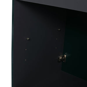 English Elm 30" Modern Freestanding Bathroom Vanity with Resin Sink, Soft-Close Doors, Adjustable Shelf, Durable Plywood Finish Dark Green W999S00272