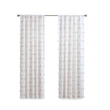 Intelligent Design Sophie Casual Pom Pom Embellished Curtain Panel ID40-2018 Blush