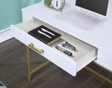 OSP Home Furnishings Modern Life Desk White