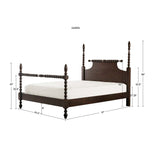 Madison Park Signature Beckett Traditional Bed MPS115-0058 Morocco Brown