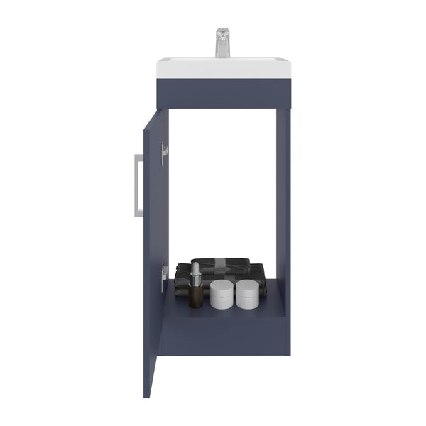 English Elm Madrid Floorstanding Vanity with Integrated Resin Sink Two Tone Modern Bathroom B200S00464