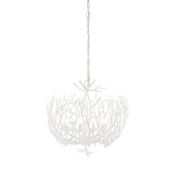 Cora Lee Chandelier White/Cream 67452-WILDWOOD Wildwood