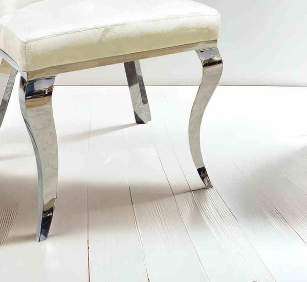 English Elm White Modern Upholstered Side Chair with Gold Legs, Tiger Print Accent, Comfortable Dining Seating White 26 L x 24 W x 18 H B2741S00730