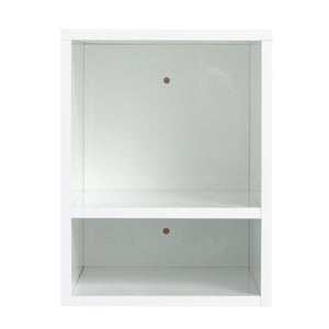 English Elm 36" Modern Floating Bathroom Vanity With Ceramic Sink, White Stone Slab & Smart Storage Solutions W999S00288