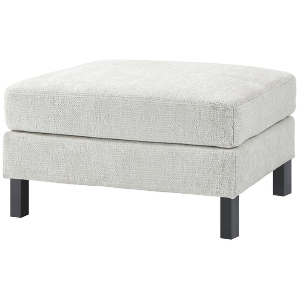 English Elm Homcom Modular Ottoman For Customizable Sectional Sofa, Soft Cream White Upholstery, Durable Design W2225P229502