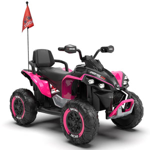 English Elm 24v Kids Electric Atv Xxxl Off-road Ride on with Parental Remote and Shock Absorbers W1578P352120