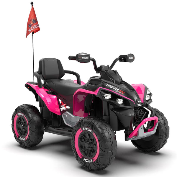 English Elm 24v Kids Electric Atv Xxxl Off-road Ride on with Parental Remote and Shock Absorbers W1578P352120