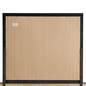 English Elm Madrid Contemporary Decorative Wall Mirror with Unique Shaped Frame, Laminate Wood Grain Finish, 37x46 inchesMadrid Contemporary Decorative Wall Mirror with Unique Shaped Frame, Laminate Wood Grain Finish, 37x46 inches Black 3 L x 49 W x 39 H B078P286061
