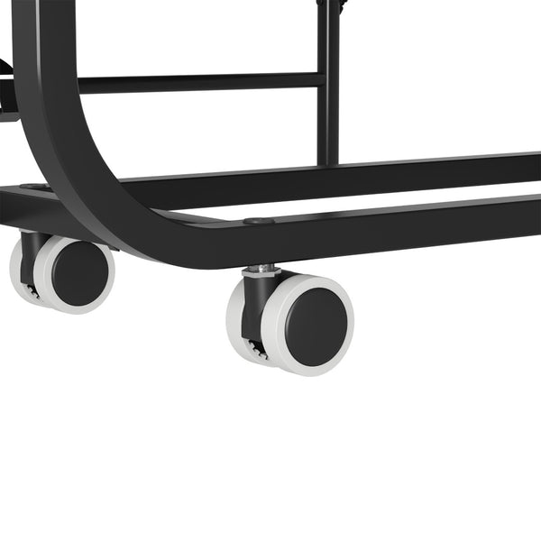 English Elm 75 Inch Rollaway Twin Bed with Memory Foam Mattress Heavy Duty Steel Frame Foldable W2735P425463