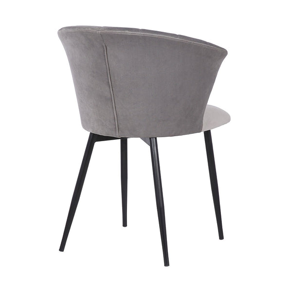 English Elm Lulu Velvet Armless Dining Chair with Steel Frame for Modern Spaces B2736P464878
