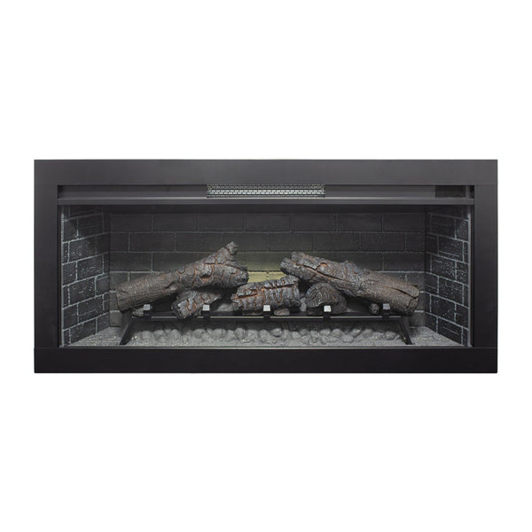 English Elm 36 Inch Infrared Quartz Fireplace Insert with Trim Kit 3d Ember Bed Touch Control W1769P405042