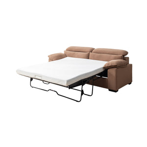 English Elm 2-Seater Sofa Bed - Stylish Mid-Century Modern Convertible Couch, Queen Sleeper With Space-Saving Design B347P409801