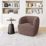 Govan Swivel Chair Brown 109958 Zuo Modern