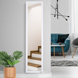 English Elm Full Length Freestanding Floor Mirror with Mdf Frame for Bedroom or Entryway Decor T3971P389365