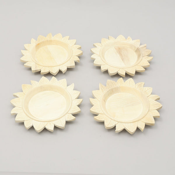 English Elm Handcrafted 13" Wooden Charger Plate - Rustic Eco-Friendly Tableware For Elegant Dining Experiences B346P321279