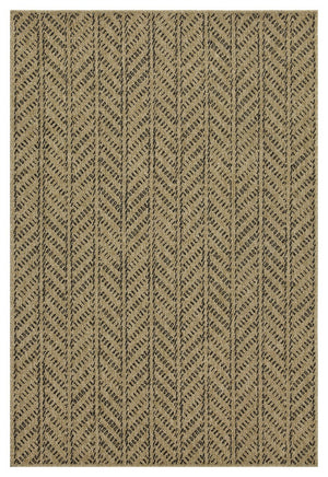 English Elm Earth Jute-Black 2'7" X 7'3" Indoor/Outdoor Area Rug - Durable, Low-Maintenance, Pet-Friendly Design! B186P198846
