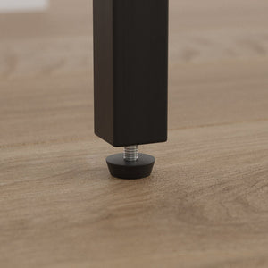 English Elm Bar Table Set With 4 Cushioned Stools, Grey Finish, Space-Saving Design For Modern Dining Areas W3361P323225