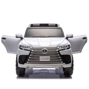 English Elm Licensed Lexus Lx600 24v Two Seater Kids Ride on Suv with Remote and Suspension White W1578P339060