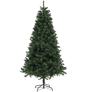 English Elm Homcom 7.5Ft Lifelike Artificial Christmas Tree With 1346 Branch Tips, Auto Open Design For Easy Setup W2225P229280