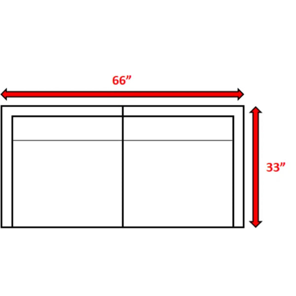English Elm Fully Assembled 66" Outdoor Wicker Loveseat With Plush Cushions – Durable, Low-Maintenance Patio Seat B120S00180