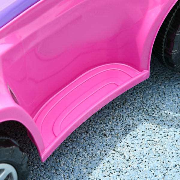 English Elm Qaba 3 in 1 Toddler Ride on Push Car with Canopy Robot Theme and Music Pink W2225P229329