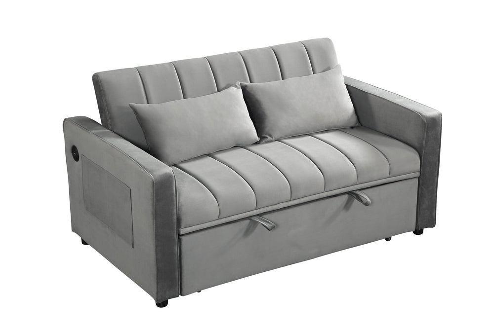 English Elm 3 In 1 Sleeper Sofa Couch Bed - Versatile, Space-Saving Design For Small Homes & Guest Rooms W1420P193606