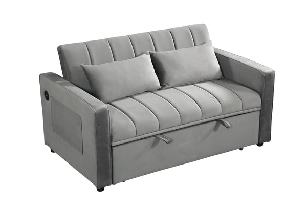 English Elm 3 In 1 Sleeper Sofa Couch Bed - Versatile, Space-Saving Design For Small Homes & Guest Rooms W1420P193606