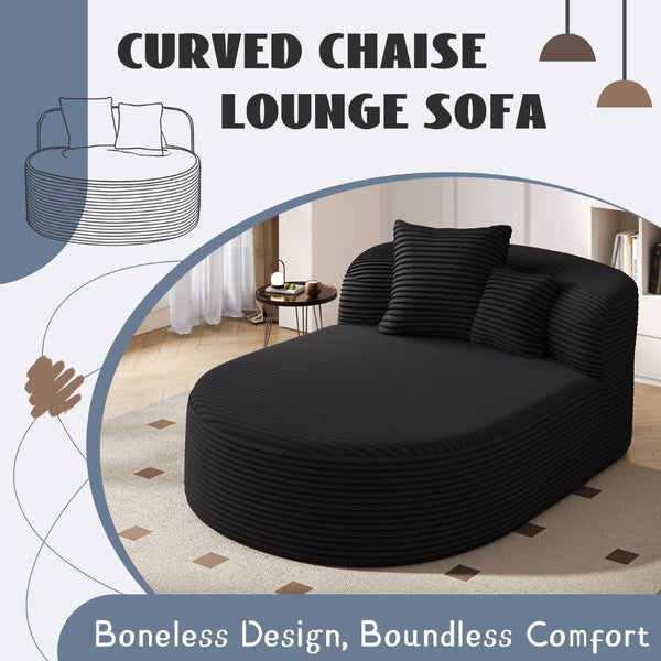 English Elm Swivel Barrel Accent Chair Chenille Tufted Round Club Seat for Living Room Lounge Black N719S002370B