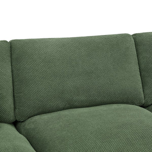 English Elm Cloud Sectional Sofa High Density Foam Deep Seat Upholstered Modern Living Room W5568S00004