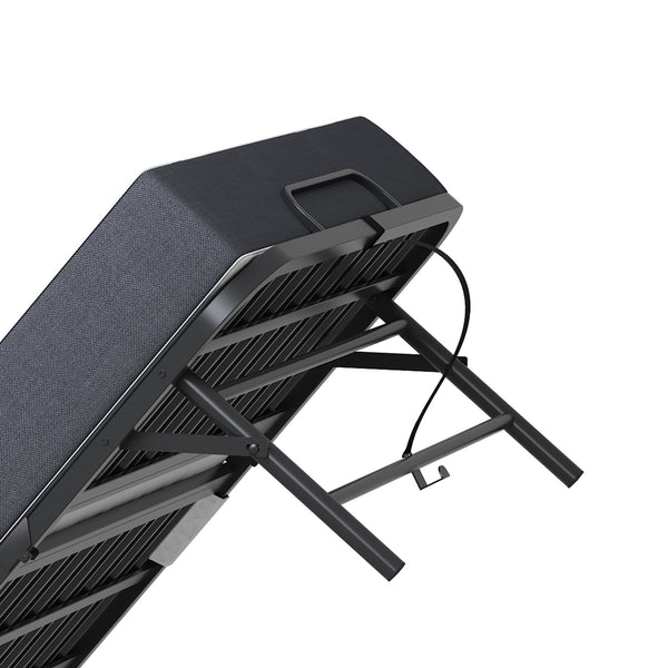 English Elm Large 75"x46" Folding Bed for Tall People — Extra-Long Wide Rollaway with 5" Memory Foam, 450lb Capacity T2398P403870